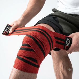 Weightlifting Knee Wraps Adjustable Compression & Strong Support